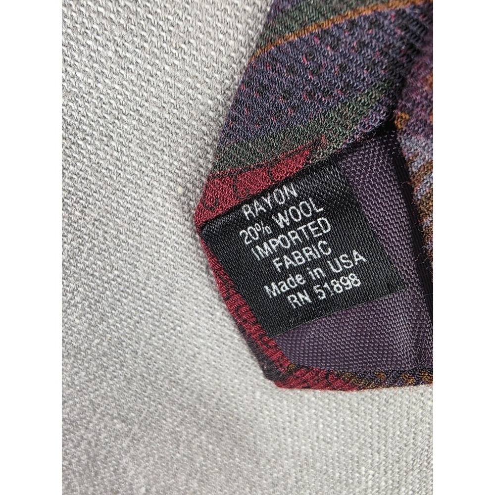 Vintage Banana Republic Safari & Travel Clothing Co Mens Tie Wool Rayon 4x56 - Picture 5 of 6